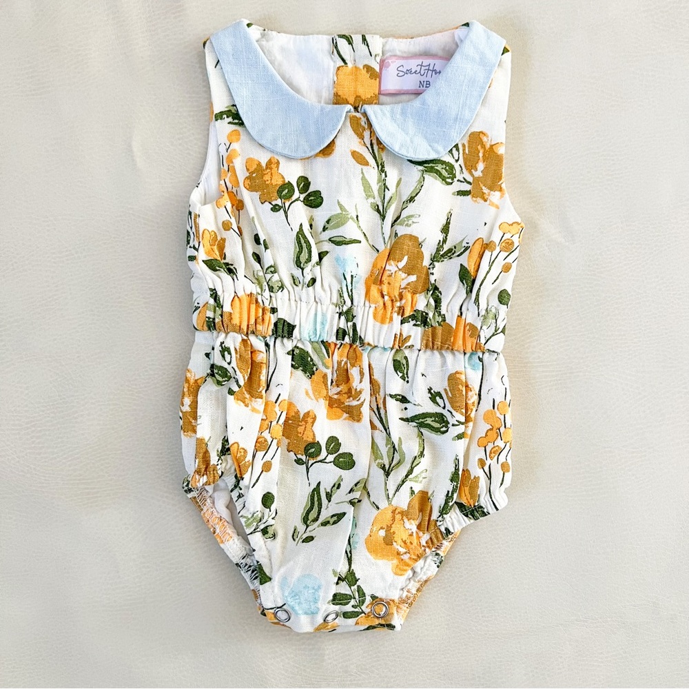 NWOT Sweet Honey Romper NB